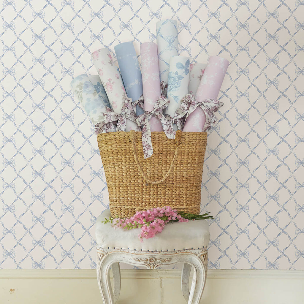 Baby Bow, Blue Bella Ribbon