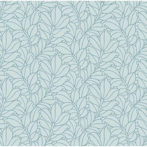 Coraline, Teal Wallcoverings | Malibu Wallcovering