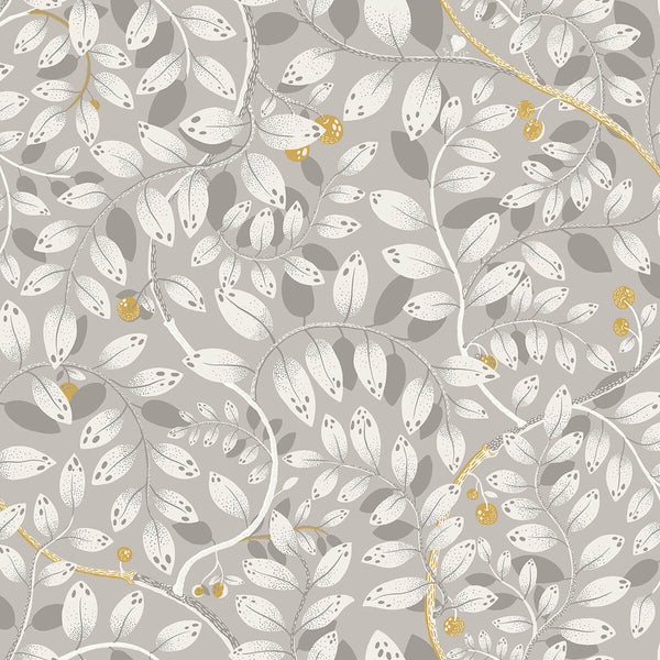 Kirke, Grey Wallcoverings | Malibu Wallcovering