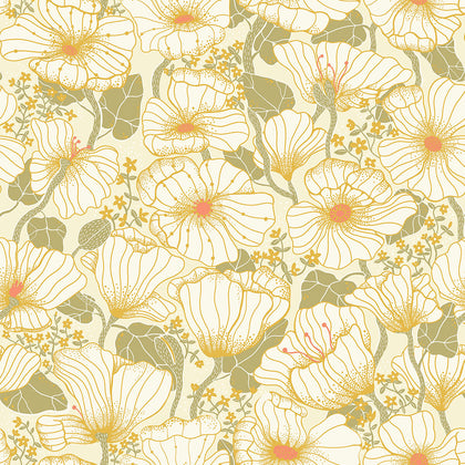 Matilda - Green Residential Wallcovering | Jeffrey Stevens