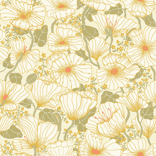 Matilda - Green Residential Wallcovering | Jeffrey Stevens