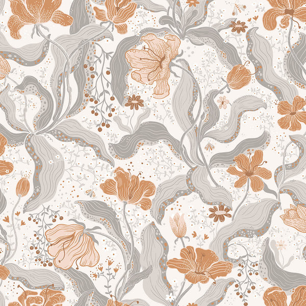 Bodri - Grey Residential Wallcovering | Jeffrey Stevens
