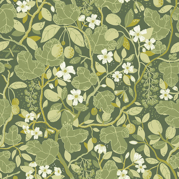 Ewald, Green Wallcoverings | Malibu Wallcovering
