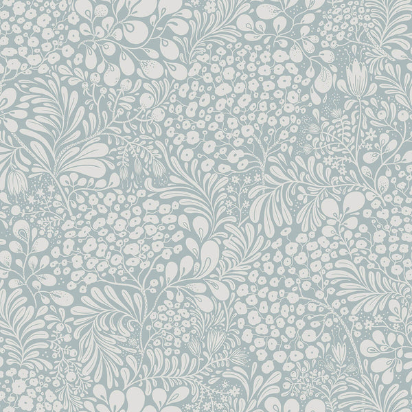 Siv, Light Blue Wallcoverings | Malibu Wallcovering