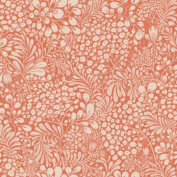 Siv, Red Wallcoverings | Malibu Wallcovering