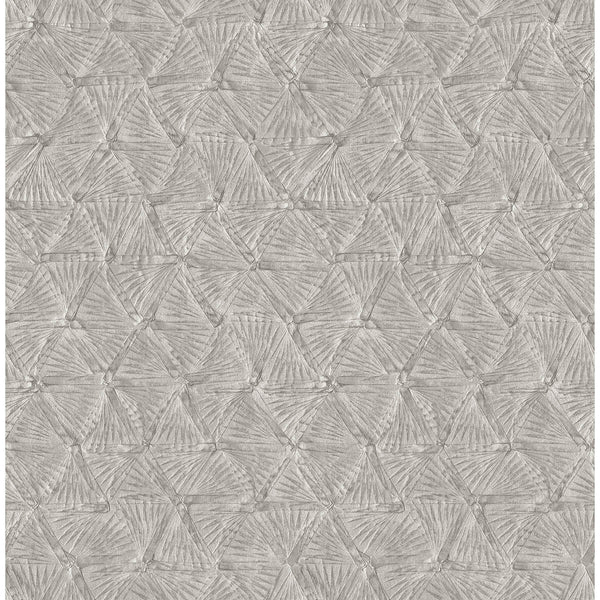 Wright - Pewter Residential Wallcovering | Jeffrey Stevens