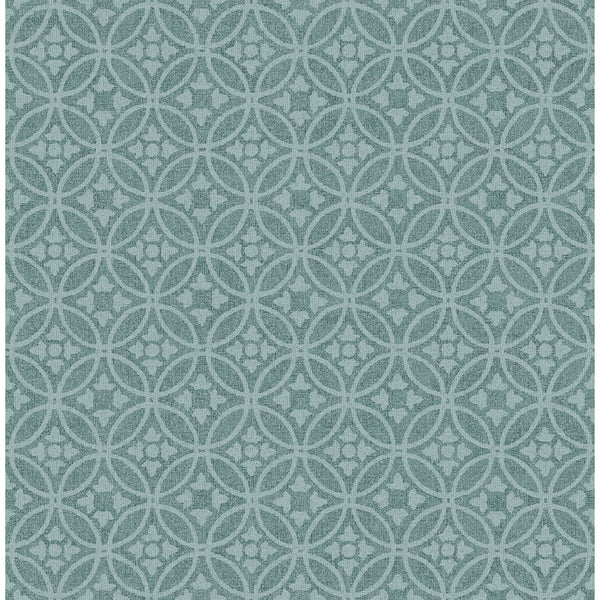Larsson - Teal Residential Wallcovering | Jeffrey Stevens