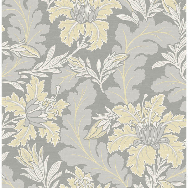 Butterfield, Light Grey Wallcoverings | Malibu Wallcovering