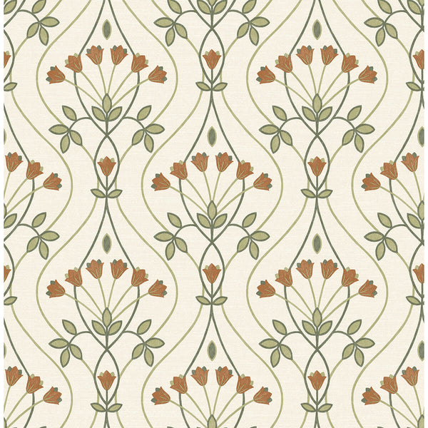 Dard, Green Wallcoverings | Malibu Wallcovering