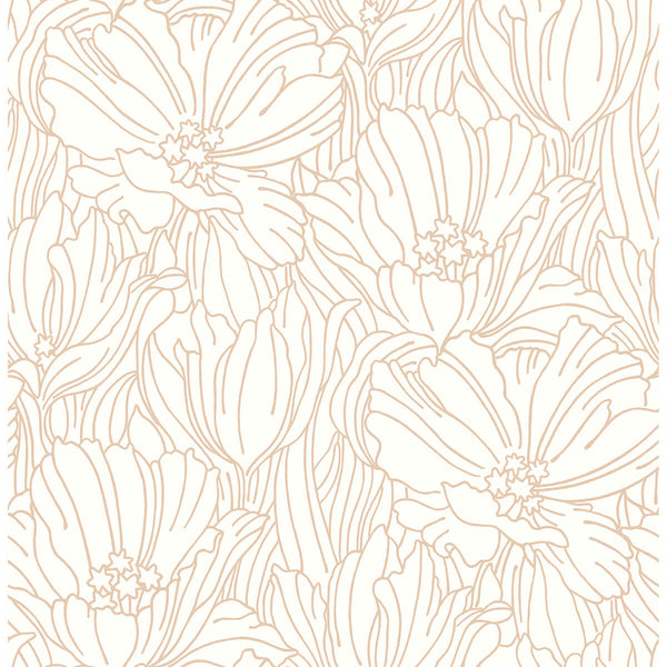 Selwyn, Ivory Wallcoverings | Malibu Wallcovering