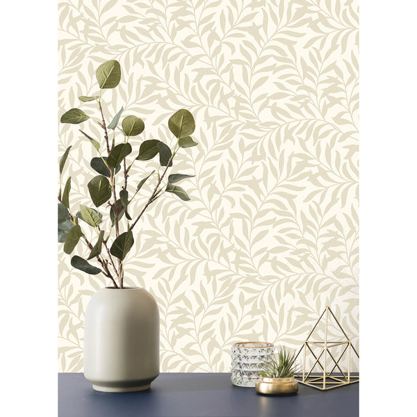 Salix, Beige Wallcoverings | Malibu Wallcovering