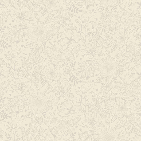 Wilma, White Wallcoverings | Malibu Wallcovering