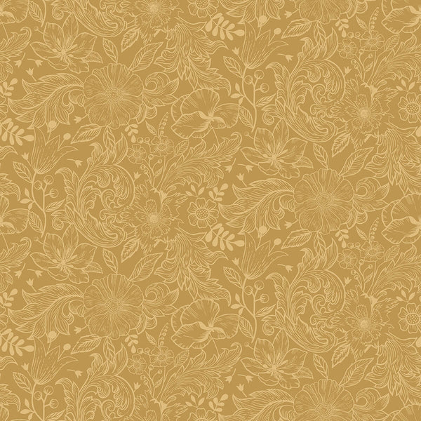 Wilma, Yellow Wallcoverings | Malibu Wallcovering
