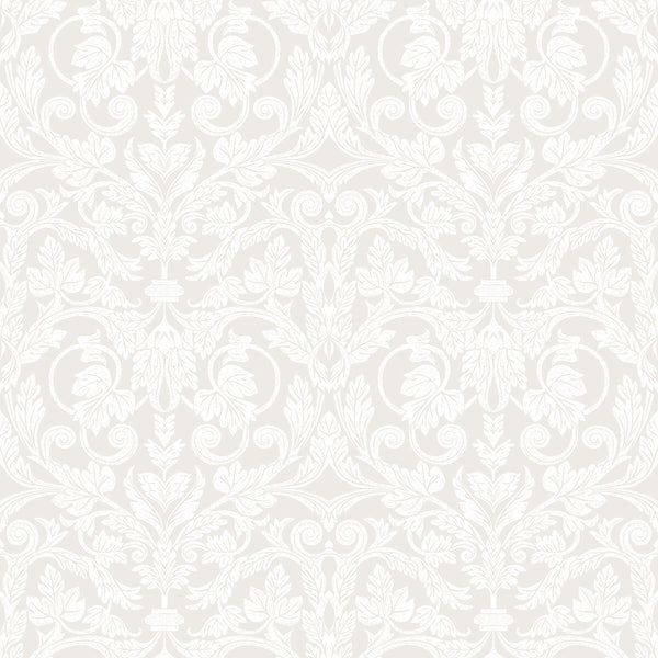 Rosali, Cream Wallcoverings | Brewster & York