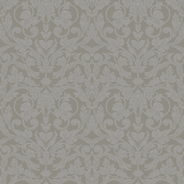 Rosali, Grey Wallcoverings | Brewster & York