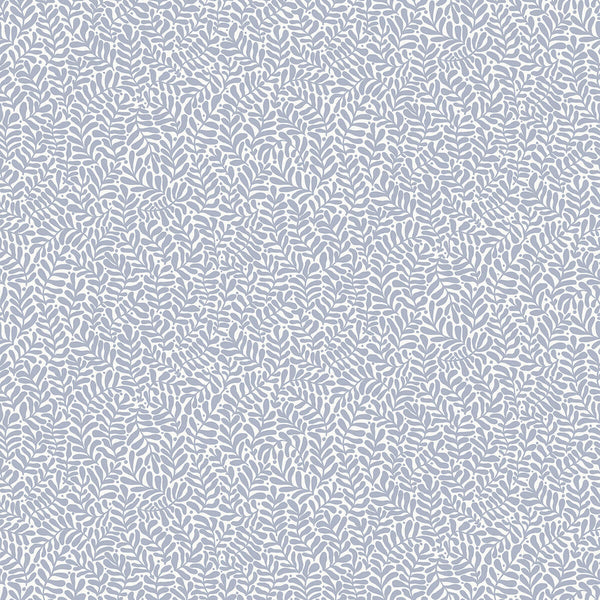 Anna, Light Steel Blue Wallcoverings | Brewster & York