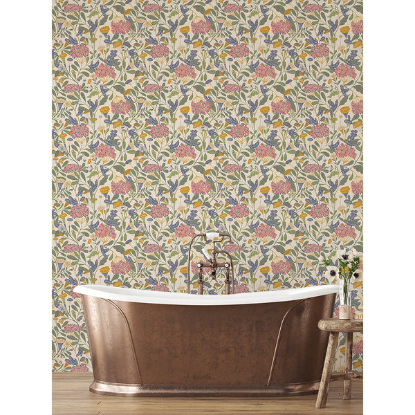 Hybbe, Multicolor Wallcoverings | Brewster & York