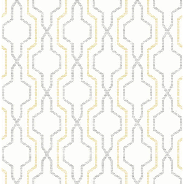 Rion, Yellow Wallcoverings | Malibu Wallcovering