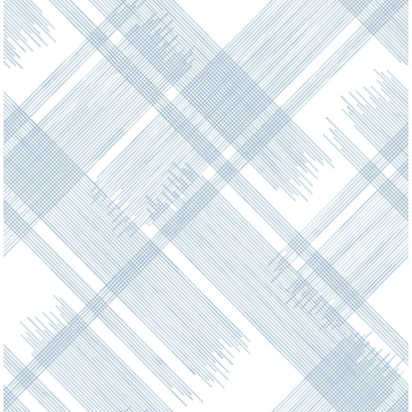 Zag, Blue Wallcoverings | Malibu Wallcovering