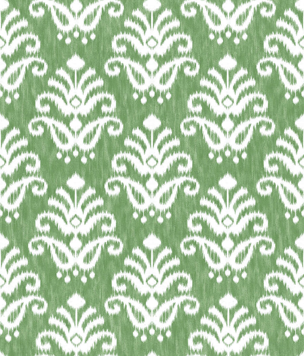 Keaton, Green Wallcoverings | Malibu Wallcovering