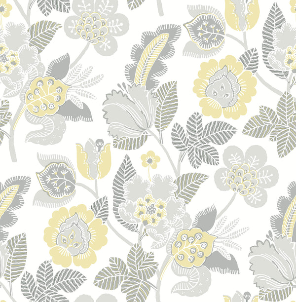 Jana, Light Grey Wallcoverings | Malibu Wallcovering