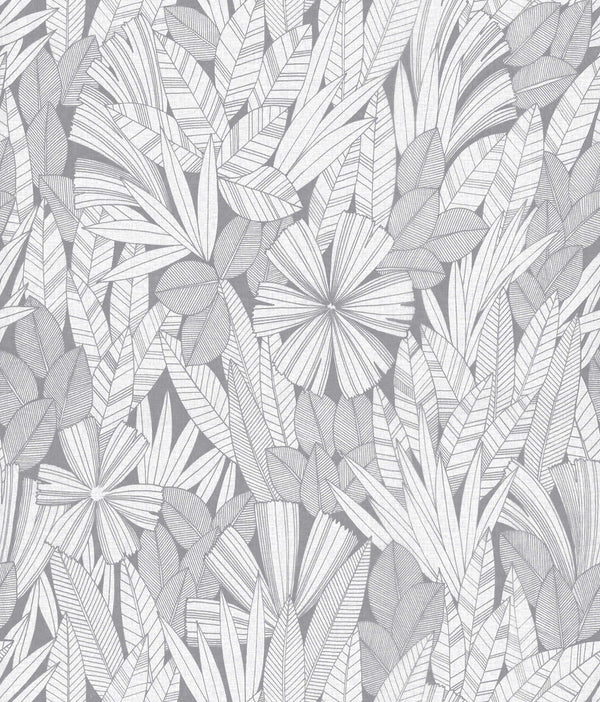 Bannon - Grey Residential Wallcovering | Jeffrey Stevens