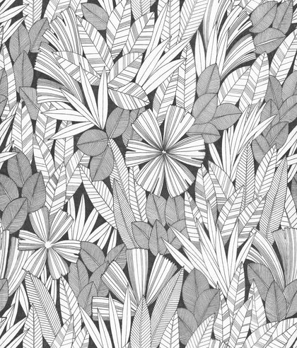 Bannon - Black Residential Wallcovering | Jeffrey Stevens
