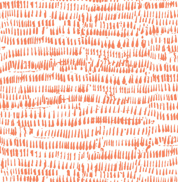 Runes - Orange Residential Wallcovering | Jeffrey Stevens