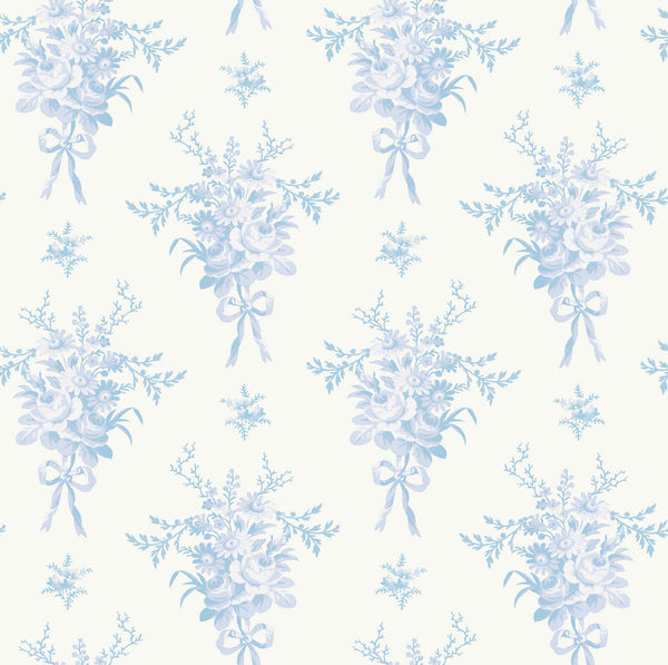 Rosie Arrangements, Icey Winters Wallcoverings | Malibu Wallcovering