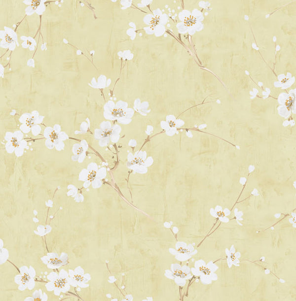 Silk Road - Metallic Pearl and Gold Wallcovering | Malibu Wallcovering