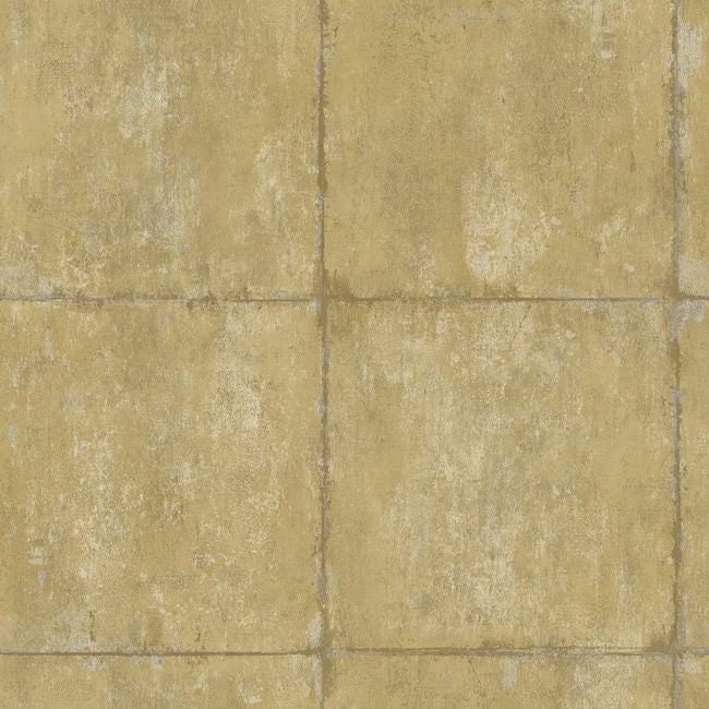 Great Wall Blocks - Metallic Gold and Silver Wallcovering | Malibu Wallpaper