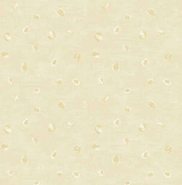 Hubble Dots - Metallic Chanmpagne Wallcovering | Malibu Wallpaper