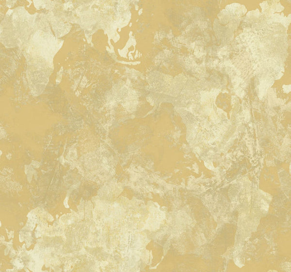 Galileo Faux - Metallic Gold and Off-white Wallcovering | Malibu Wallcovering