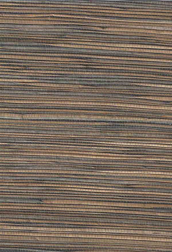Abatha Grasscloth Charcoal | Phillipe Romano