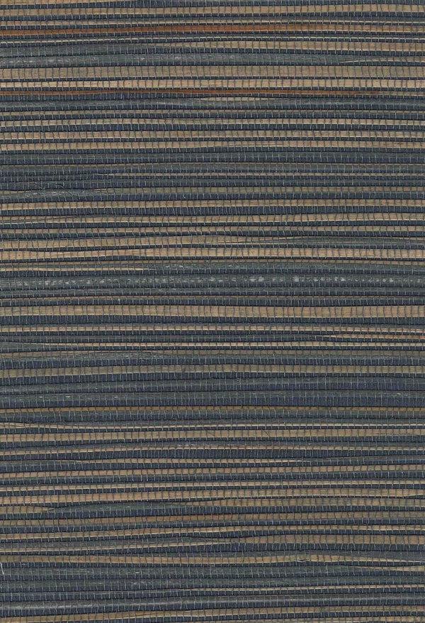 Abatha Grasscloth Slate Blue | Phillipe Romano