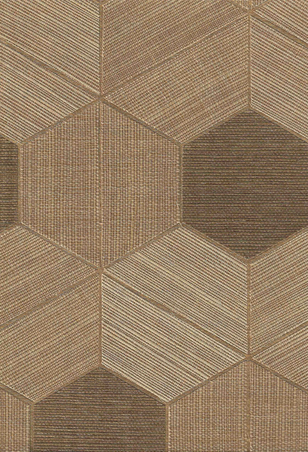 Casablanca Grasscloth Tan Copper Metallic | Phillipe Romano