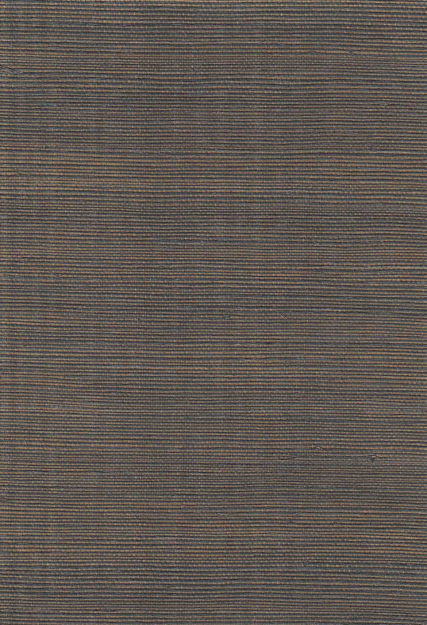 Antika Grasscloth Copper Metallic and Charcoal | Phillipe Romano