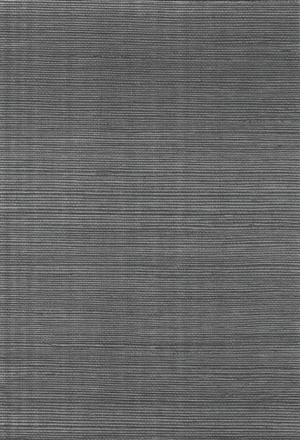 Antika Grasscloth Charcoal Grey Silver | Phillipe Romano