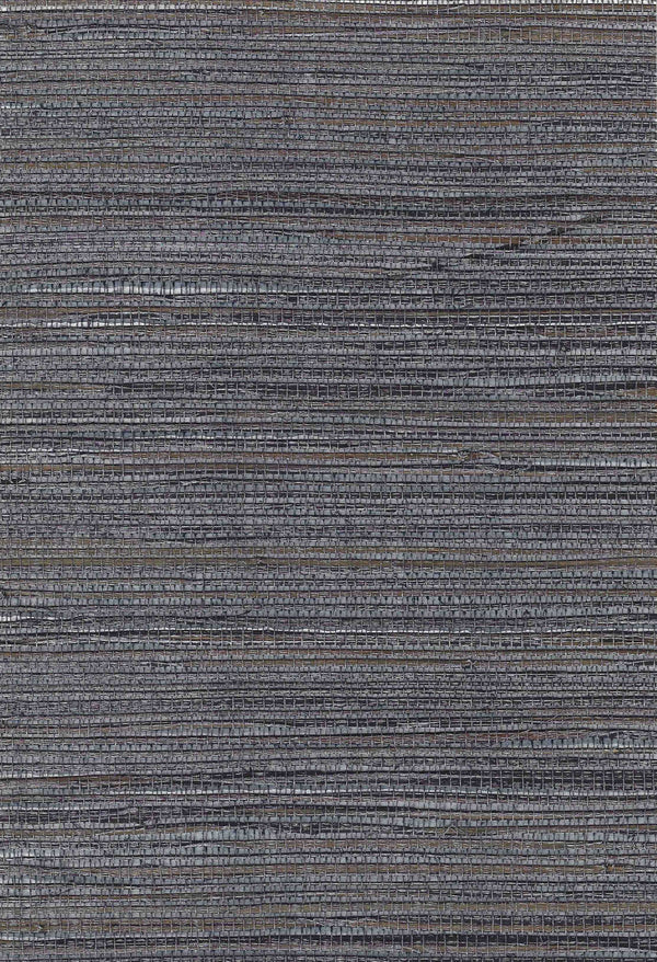 Casanova Grasscloth Silver Black | Phillipe Romano