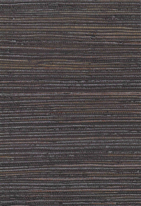 Lorcha Grasscloth Moroccan Brown and Silver | Phillipe Romano