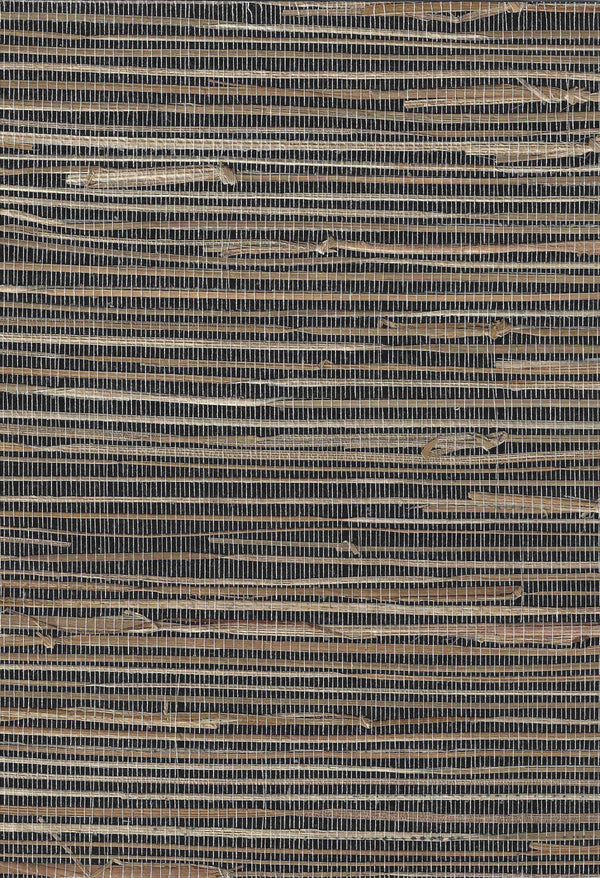 Boccali Grasscloth Night Black and Tan | Phillipe Romano