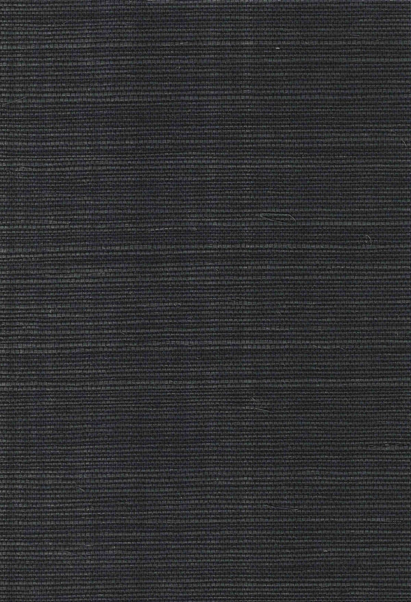 Antika Grasscloth Black Navy | Phillipe Romano