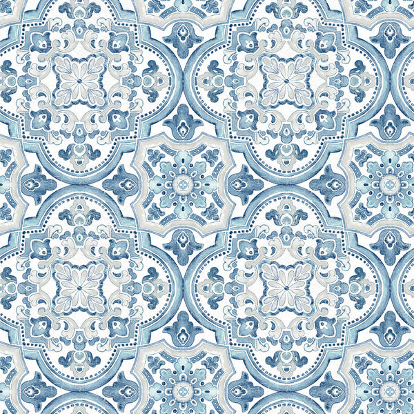 Dwell, Navy Wallcoverings | Malibu Wallcovering