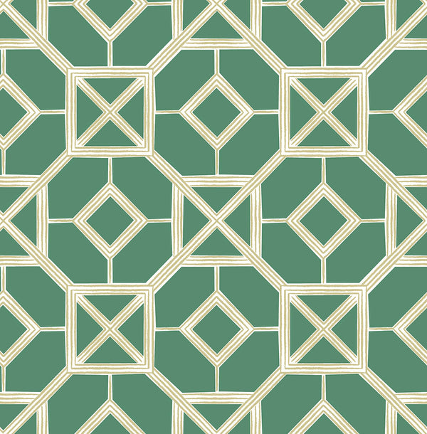 Livia - Green Residential Wallcovering | Jeffrey Stevens