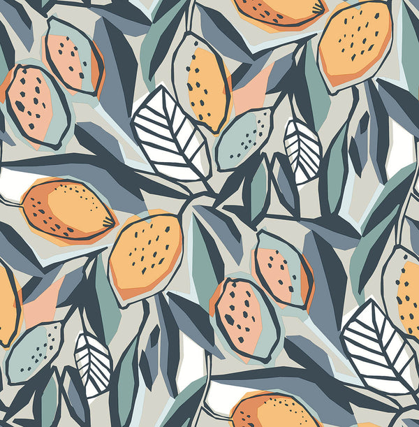 Meyer - Teal Residential Wallcovering | Jeffrey Stevens