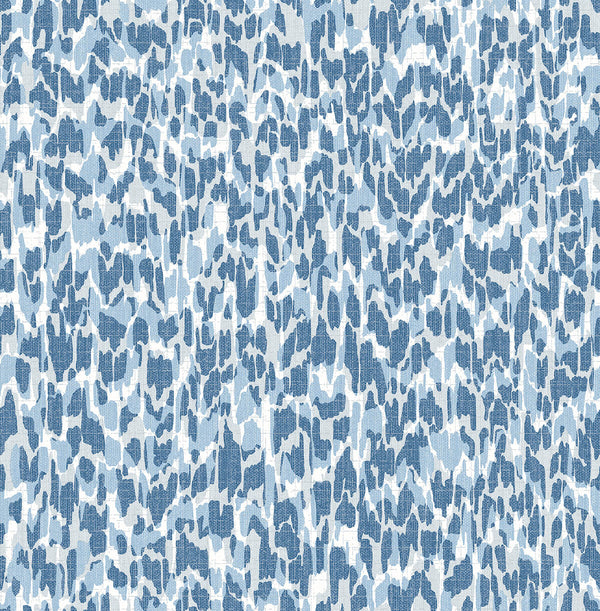 Flavia - Blue Residential Wallcovering | Jeffrey Stevens