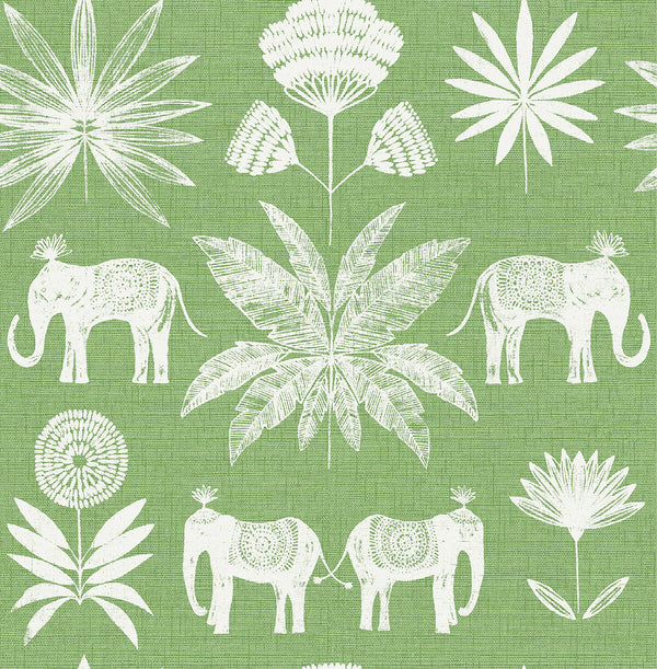 Bazaar, Celery Wallcoverings | Malibu Wallcovering