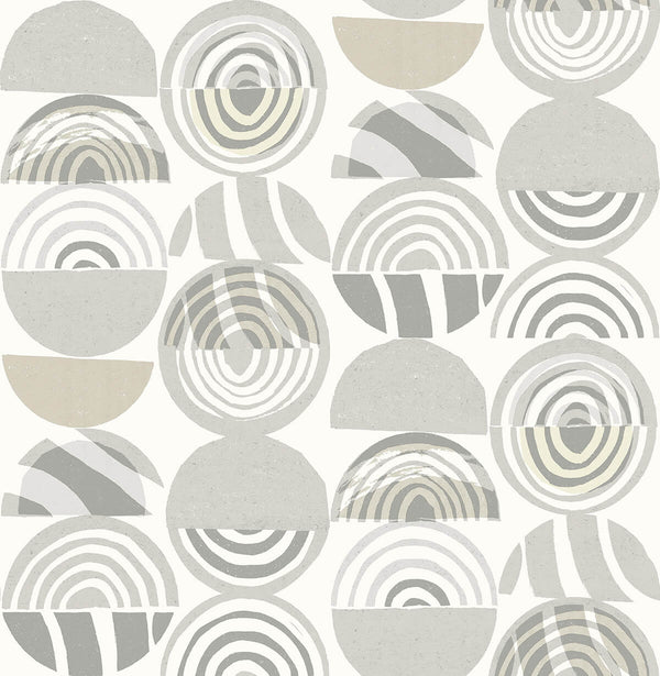 Mage - Light Grey Residential Wallcovering | Jeffrey Stevens