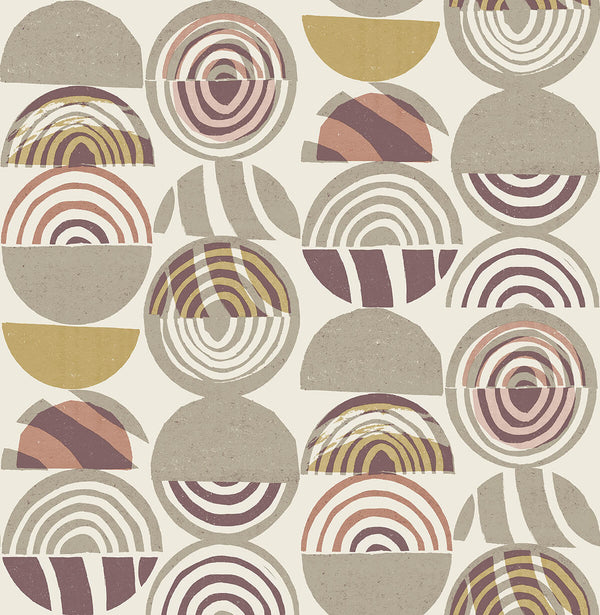 Mage - Plum Residential Wallcovering | Jeffrey Stevens