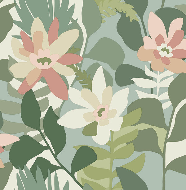 Koko - Green Residential Wallcovering | Jeffrey Stevens